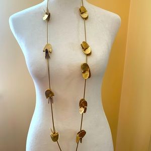 Robert Lee Morris Unique Gold Necklace.